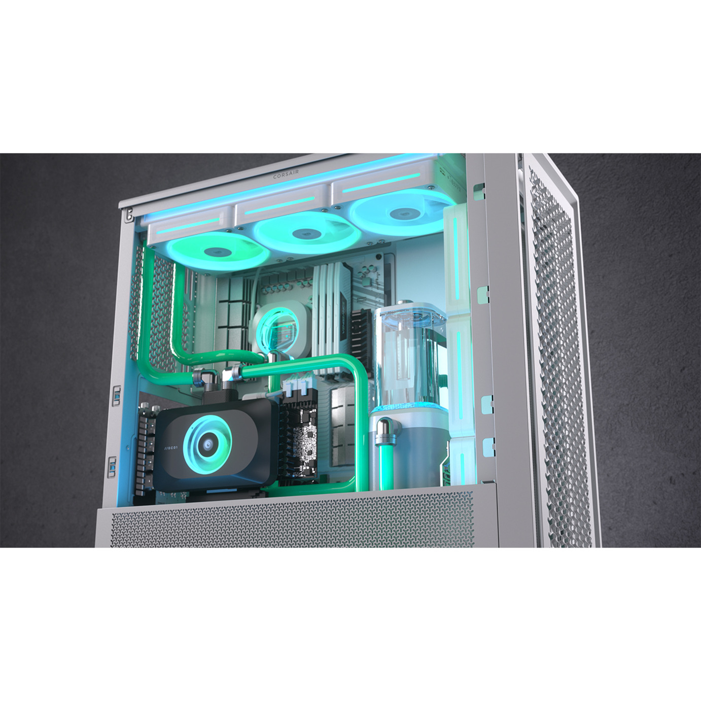 Corsair iCUE LINK XD6 RGB ELITE - Blanc - Watercooling Corsair - 9