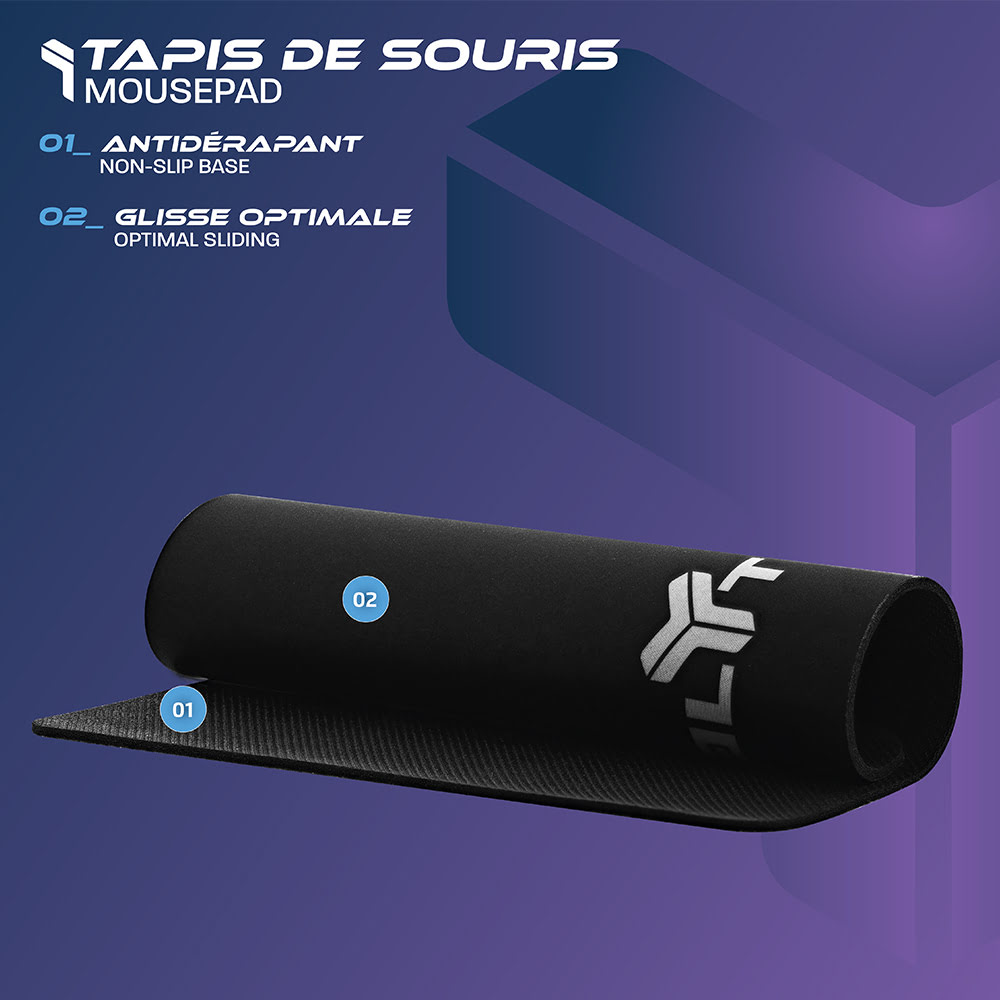 ELYTE PKY-200 - Pack Clavier/Souris - Cybertek.fr - 3