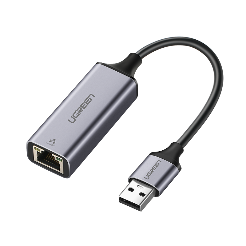 Adaptateur RJ45 vers USB 3.0/0.10m/Gris - Connectique réseau - 0