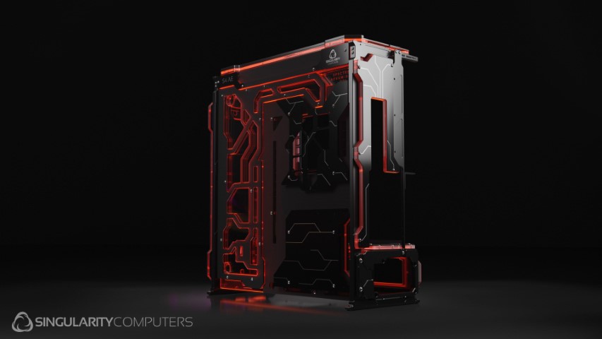 Singularity Singularity Computer Spectre 4 Black Noir - Boîtier PC - 8