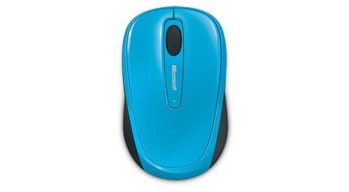 Microsoft Wireless Mobile Mouse 3500 Bleu Cyan - Souris PC - 2