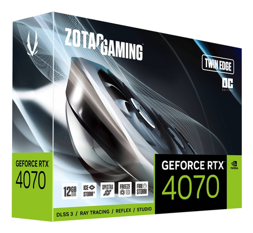 ZOTAC Gaming GeForce RTX 4070 Twin Edge OC GDDR6 - Carte graphique - 0