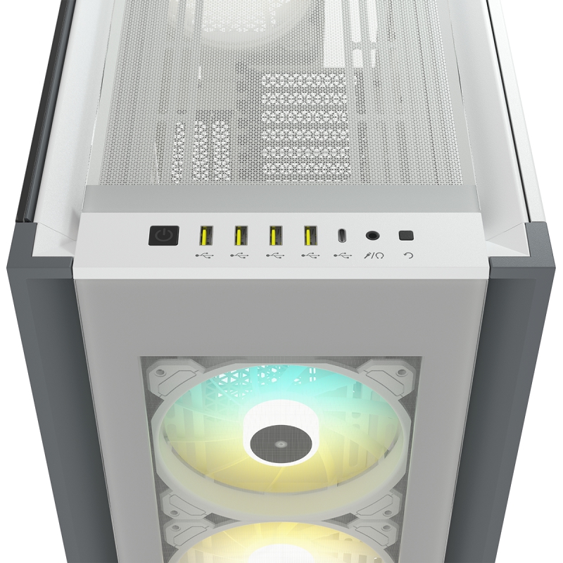 iCUE 7000X RGB TG Blanc + RM1000x Shift W Gold - Cybertek.fr - 1