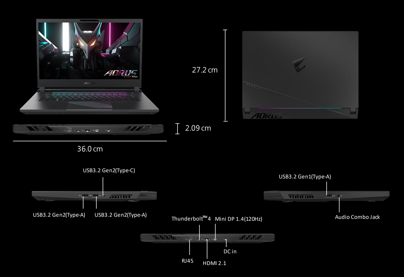 Gigabyte AORUS 15 BSF-73FR754SH - PC portable Gigabyte - 8