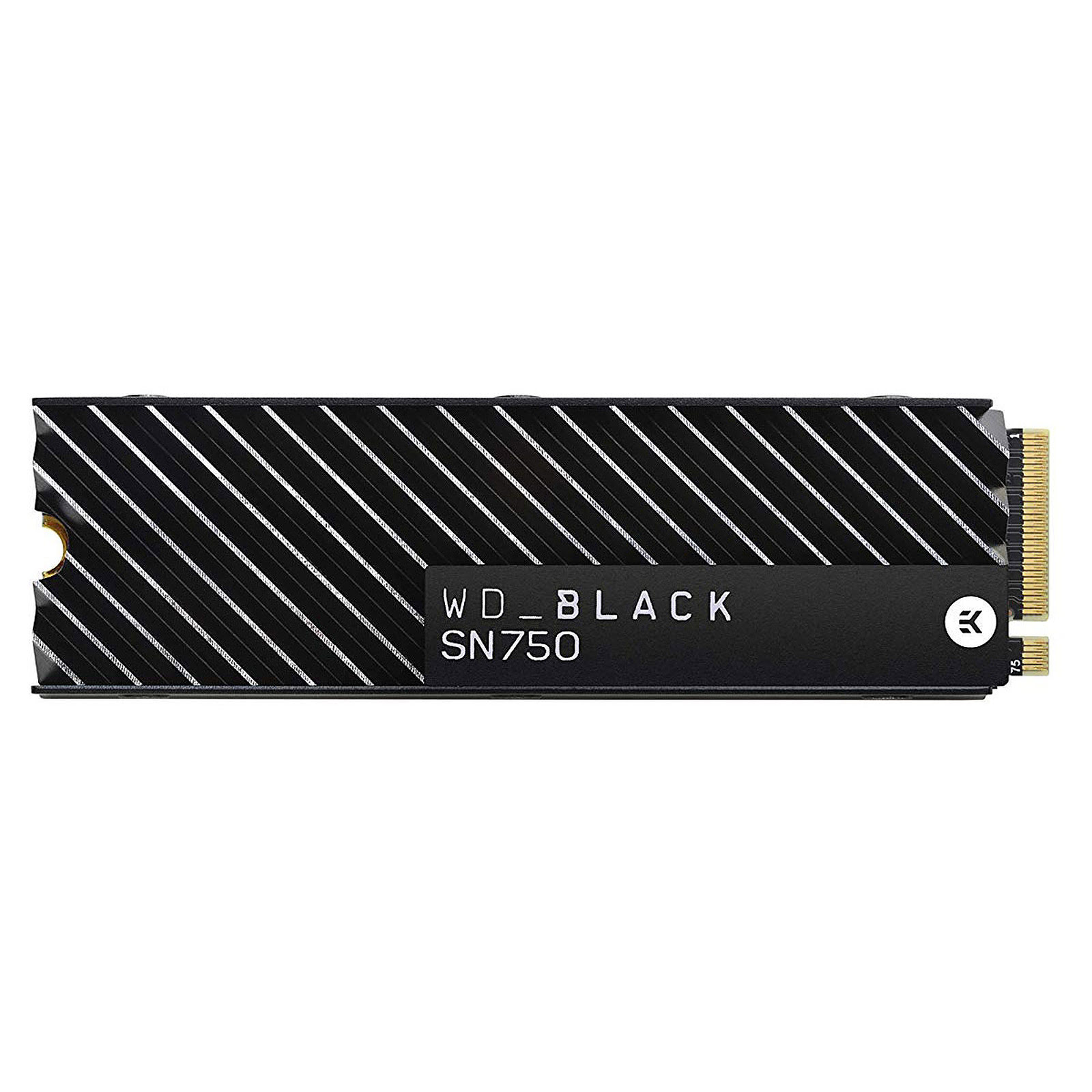 Disque SSD WD 1To BLACK SN750 M.2 NVMe+dissipateur - WDS100T3XHC