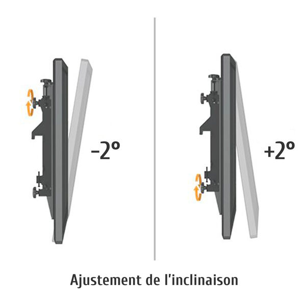 Support sur roulettes pour écran TV 32" - 75"  - Accessoire écran - 10