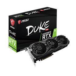 Carte graphique MSI RTX 2080 DUKE 8G OC 2080/8G/DP