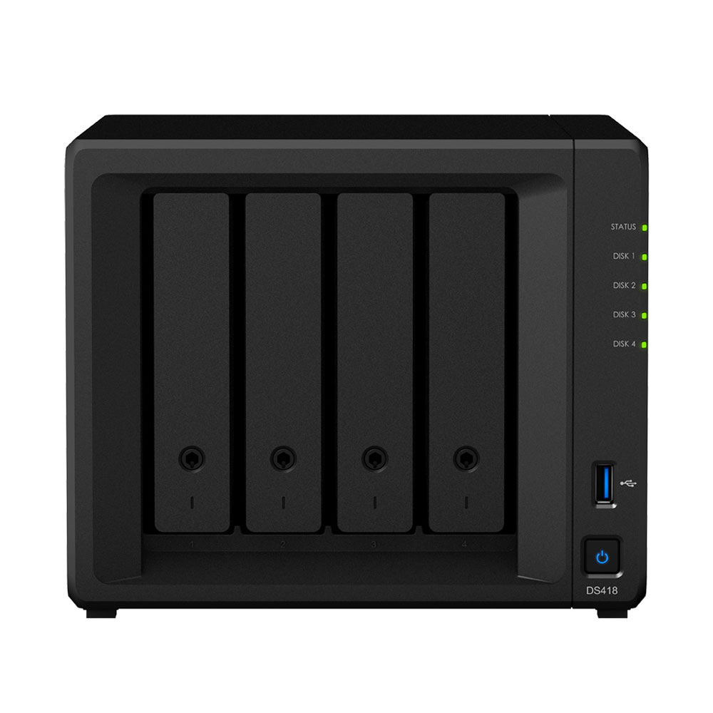 Synology DS418 - 4 HDD - Serveur NAS Synology - Cybertek.fr - 0