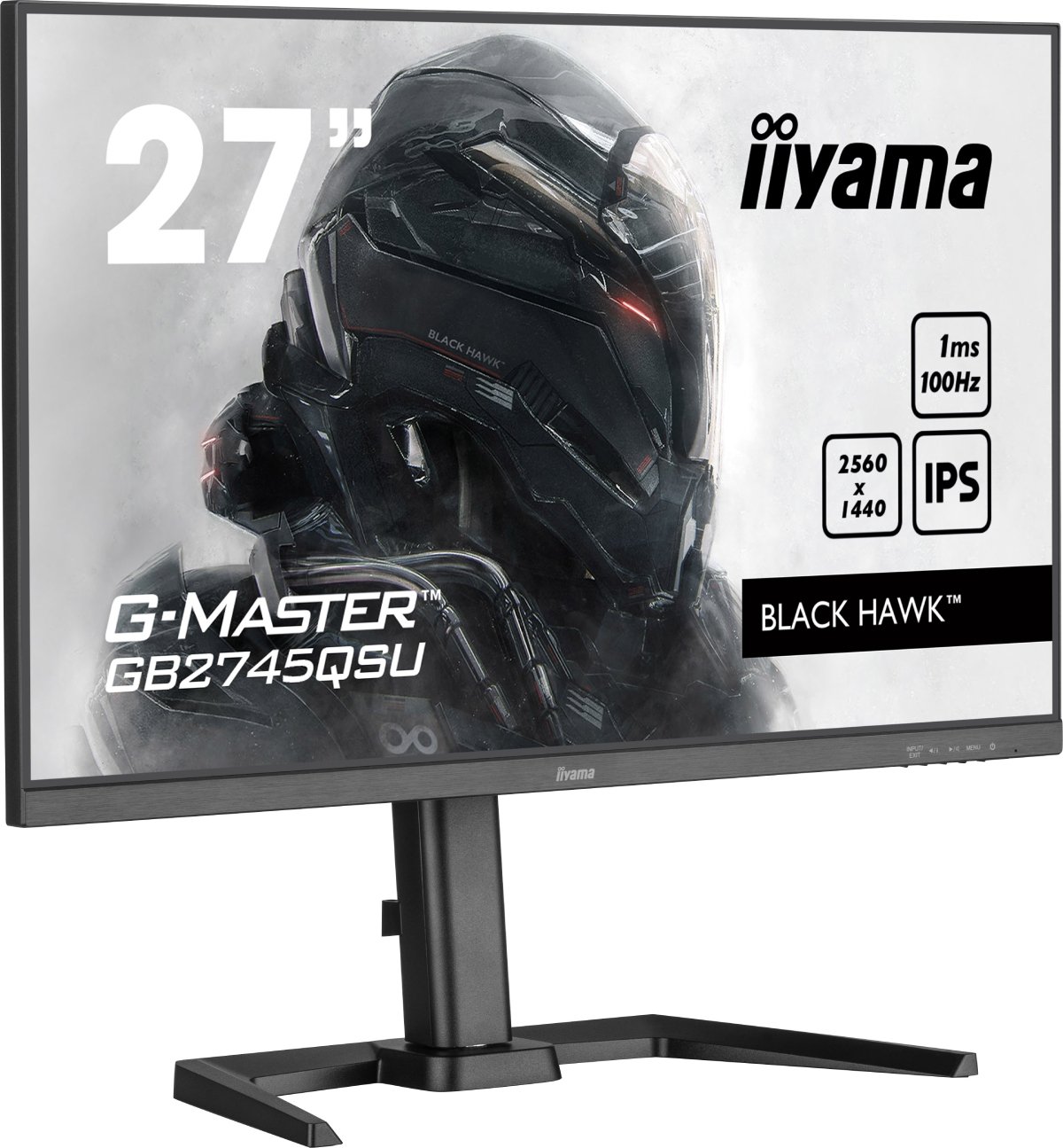 Iiyama 27 pouces  GB2745QSU-B1 - Ecran PC Iiyama - Cybertek.fr - 2