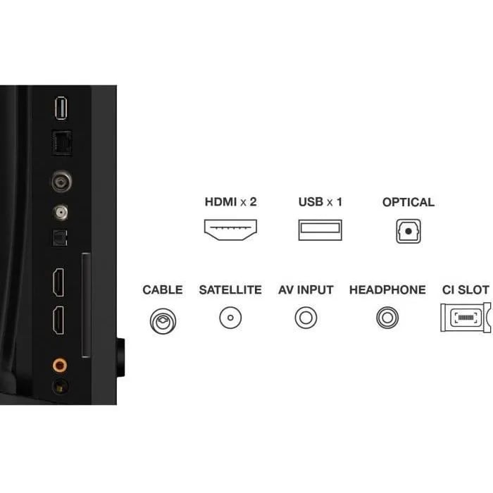 TCL 32S51K 32" QLED FHD/60Hz/Android TV/Wifi/BT/HDR10 - TV TCL - 2