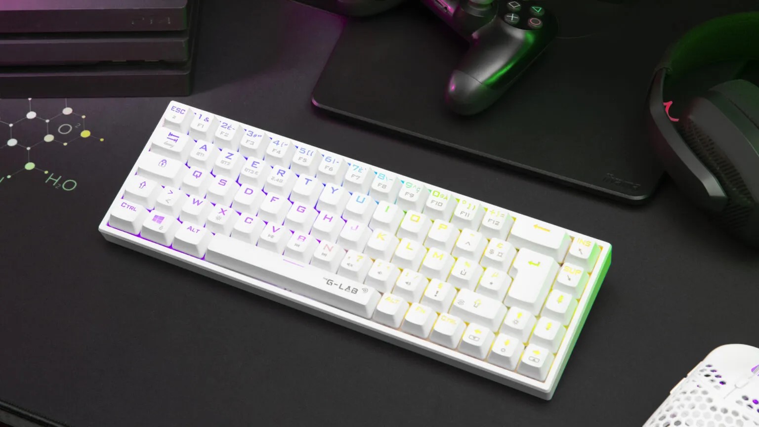 The G-LAB Keyz Titanium 65% - Clavier PC The G-LAB - Cybertek.fr - 2