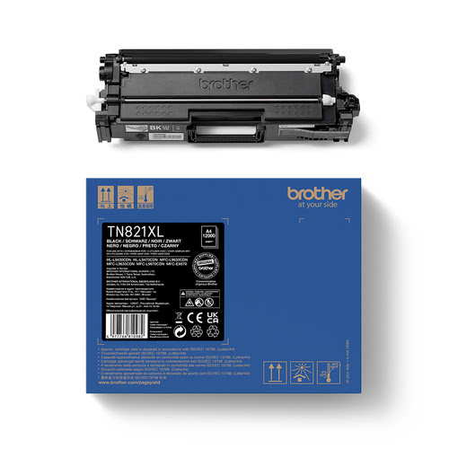 Toner TN821XLBK - Noir  pour imprimante Laser Brother - 2