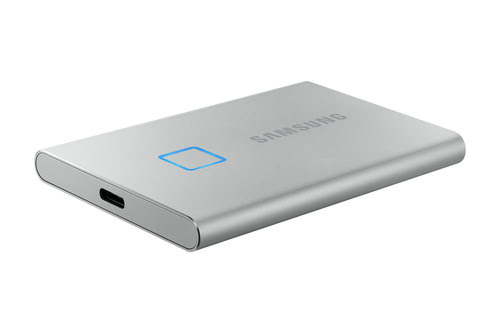 Samsung Portable T7 Touch 500Go USB3.2 Gen.2 Silver (MU-PC500S/WW) - Achat / Vente Disque SSD externe sur Cybertek.fr - 4