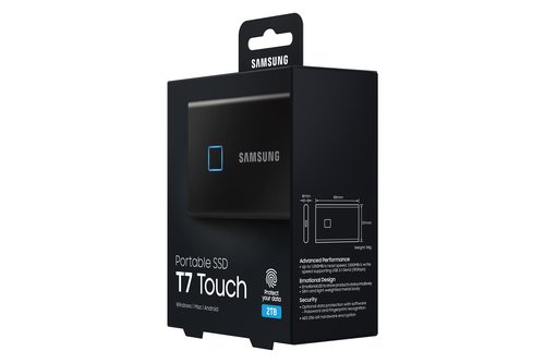 Samsung T7 Touch 2To Black (MU-PC2T0K/WW) - Achat / Vente Disque SSD externe sur Cybertek.fr - 16