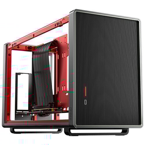 Antec Performance 1M Aventurine Noir-mT/SsAlim/Mini-ITX Noir - Boîtier PC - 1