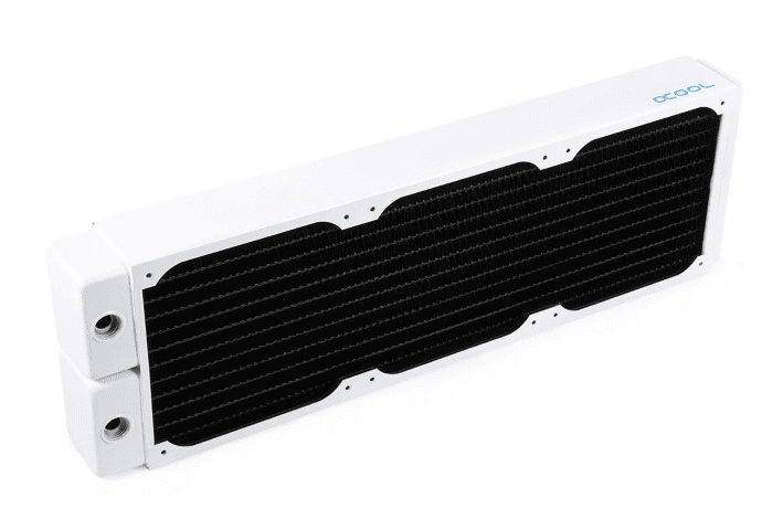 Alphacool Radiateur 360mm  Blanc -  HPE-45 Full Cuivre - Watercooling - 3
