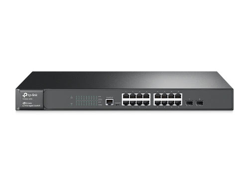 Switch TP-Link 16 ports + 2 SFP 10/100/1000Mbps Man. - TL-SG3216 - 0