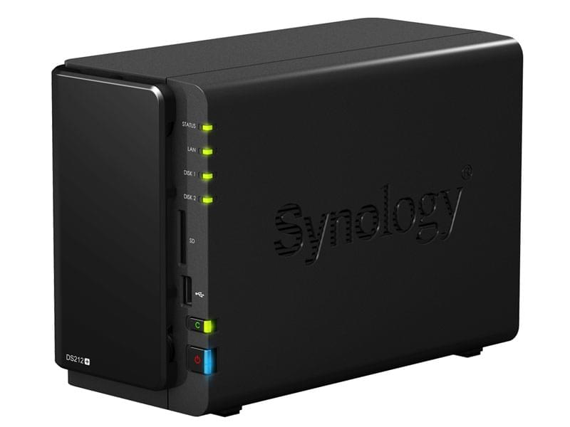 Synology NAS RJ45 - 2x 3.5"/2.5" SATA/RAID 0,1 - DS-212+ - Boîtier externe - 0