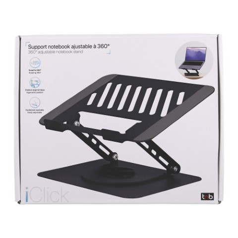 iClick Support notebook - Gris - Accessoire PC portable T'nB - 2