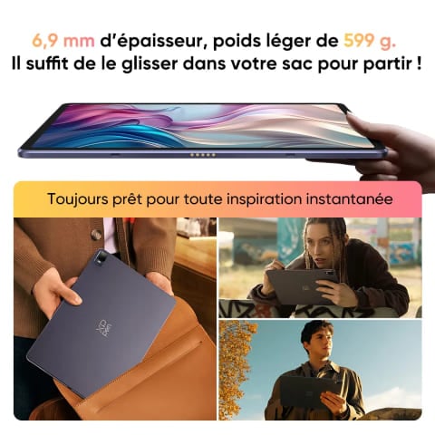 XPPEN Magic Drawing Pad/2540LPI/12"/Violet - Tablette graphique - 5