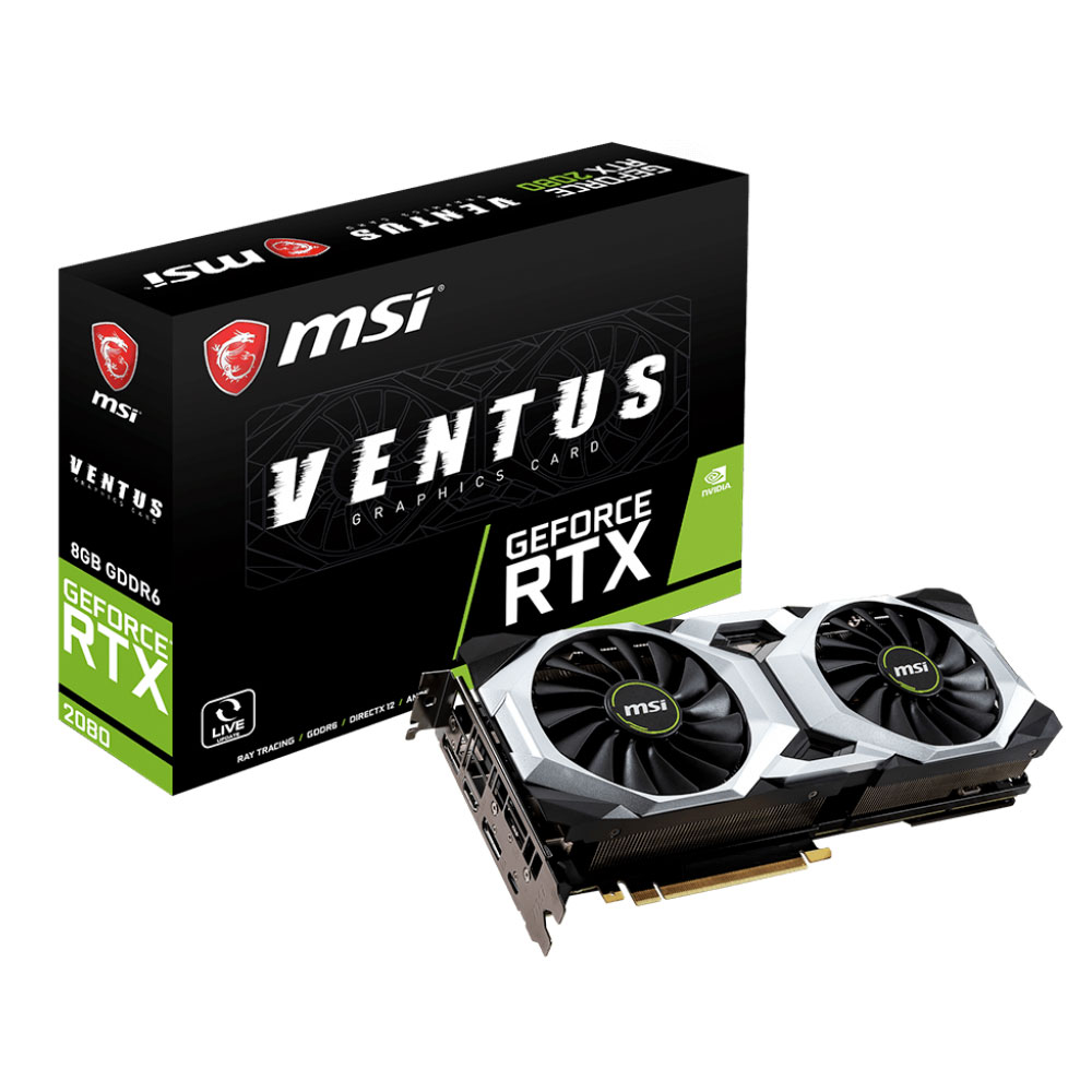 MSI RTX 2080 VENTUS 8G OC  - Carte graphique MSI - Cybertek.fr - 0