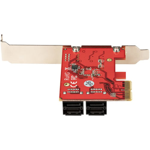 PCI-E - 4 Ports SATA - Carte contrôleur StarTech - Cybertek.fr - 4