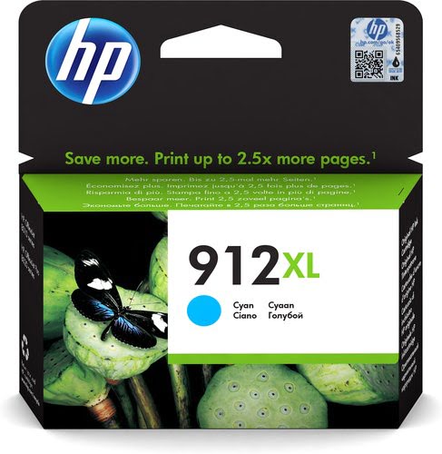 image produit HP Cartouche 912XL - Cyan Cybertek