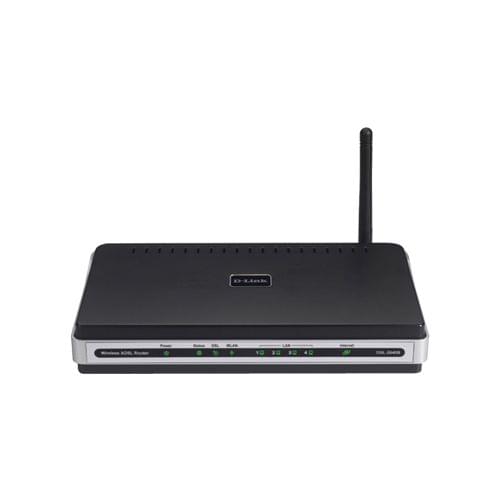 D-Link DSL-2640B - Switch 4 ports/Modem intégré/WiFi 54M - Routeur - 0