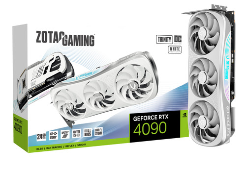 ZOTAC Gaming GeForce RTX 4090 Trinity OC Blanc Edition - Carte graphique - 6