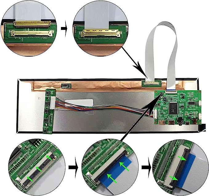 Compatible Ecran pour Hyte Y60 - 12,6" Mini HDMI  - Accessoire boîtier - 3