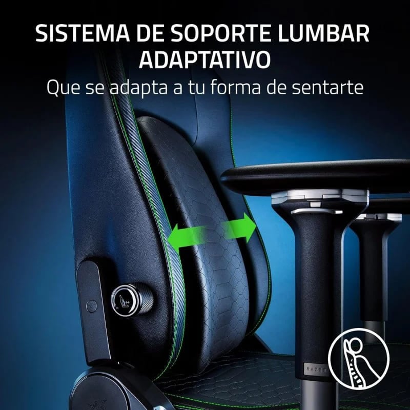 Razer Iskur V2 NewGen Quartz - Siège PC Gamer - Cybertek.fr - 3