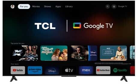 TCL 55P61B 55" LED UltraHD 4K HDR Google TV - TV TCL - Cybertek.fr - 1