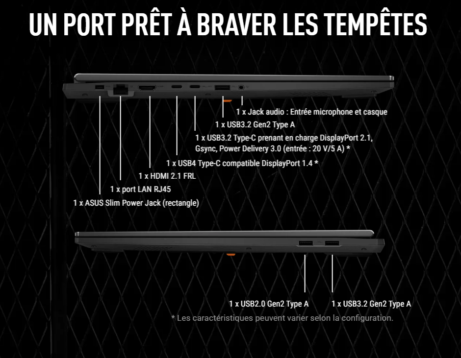 Asus 90NR0NL1-M00300 - PC portable Asus - Cybertek.fr - 10
