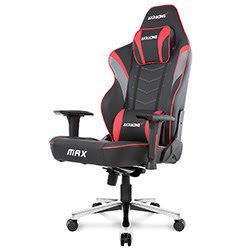 AKRacing Master Max Rouge - Noir/Rouge/Simili Cuir/4D