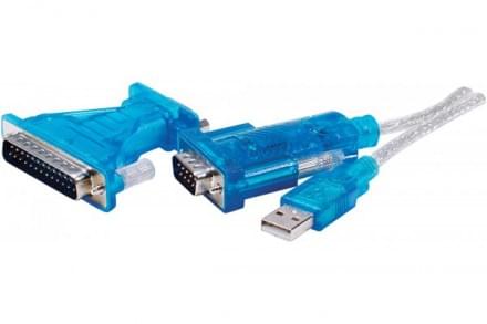 Câble DB9 mâle - USB - Connectique PC - Cybertek.fr - 0