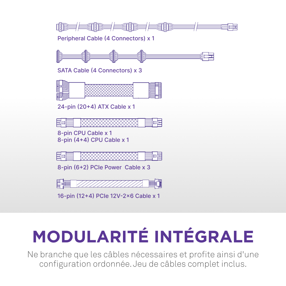 NZXT 80+ Gold (1200W) - Alimentation NZXT - Cybertek.fr - 8