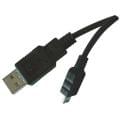 image produit  Câble Mini USB B - USB A - 1,50 m Cybertek