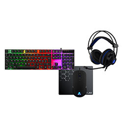 The G-LAB Gaming Combo Gallium - Casque/Clavier/Souris/Tapis