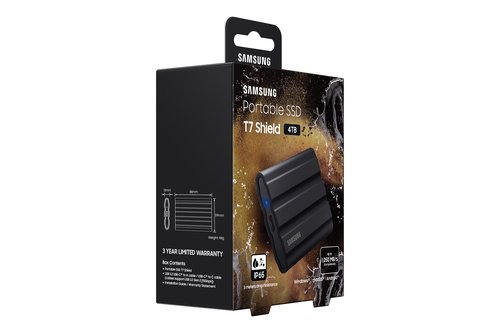 Samsung T7 SHIELD 4To Black (MU-PE4T0S/EU) - Achat / Vente Disque SSD externe sur Cybertek.fr - 9
