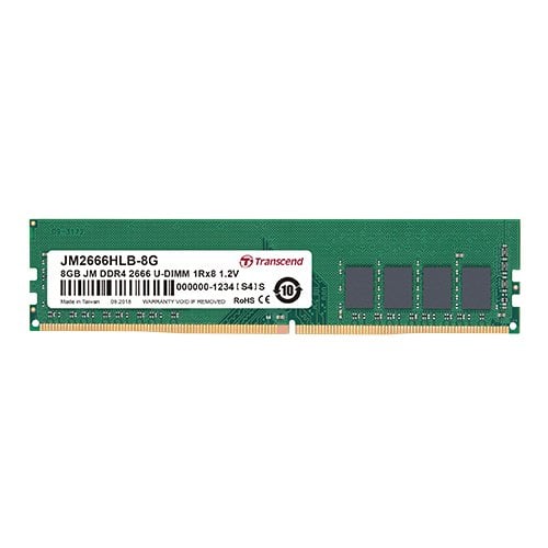 Transcend 8Go (1x8Go) DDR4 2666MHz - Mémoire PC Transcend sur Cybertek.fr - 0