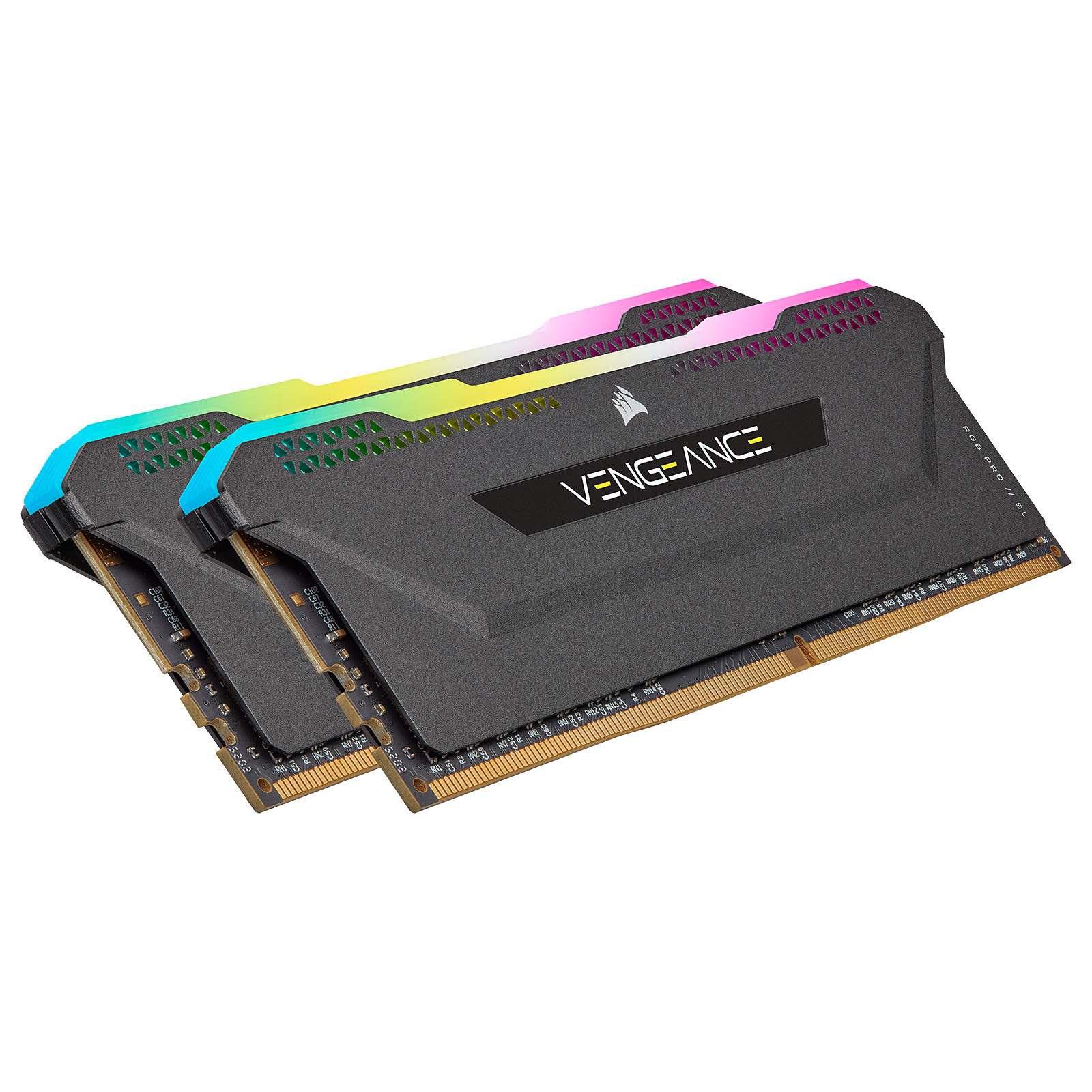 Corsair VENGEANCE RGB PRO SL (2x8Go) DDR4 3600MHz - Mémoire PC Corsair sur Cybertek.fr - 4