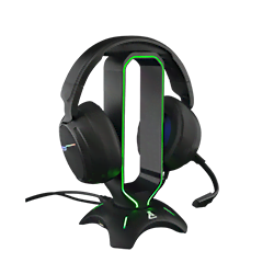 SUPPORT CASQUE CORSAIR : ST100 RGB - Conciergerie du Geek