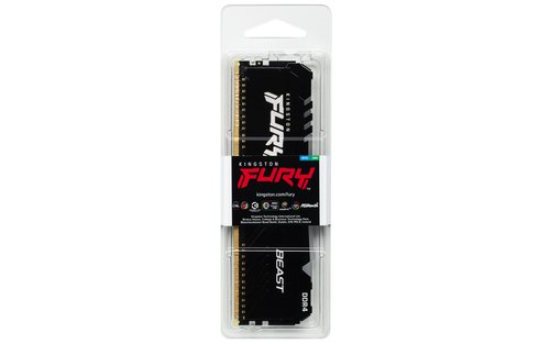 Kingston Fury Beast RGB 8Go (1x8Go) DDR4 3200MHz - Mémoire PC Kingston sur Cybertek.fr - 4