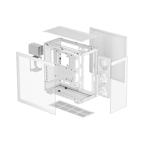 Deepcool CH780 Blanc Blanc - Boîtier PC Deepcool - Cybertek.fr - 7