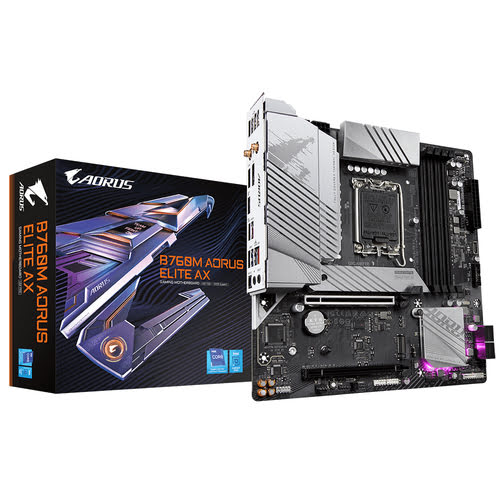 image produit Gigabyte B760M AORUS ELITE AX Cybertek