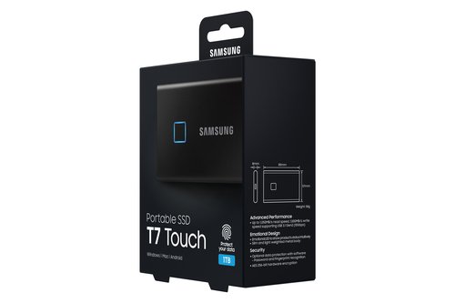Samsung T7 Touch 1To Black (MU-PC1T0K/WW) - Achat / Vente Disque SSD externe sur Cybertek.fr - 16