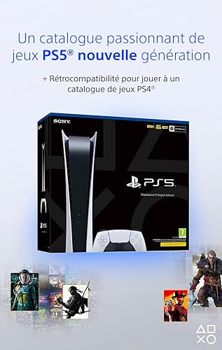Sony PS5 - Digitale Edition  (B08H98GVK8) - Achat / Vente Console de jeux sur Cybertek.fr - 2