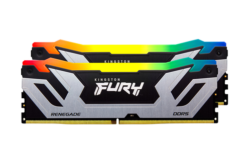 Kingston Fury Renegade 48Go RGB (2x24Go) DDR5 8400 PC67200 - Mémoire PC Kingston sur Cybertek.fr - 1