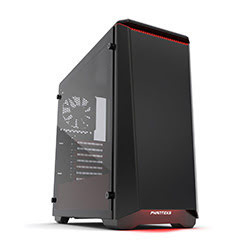Phanteks Eclipse P400S TG Black/Red - MT/Sans Alim/E-ATX