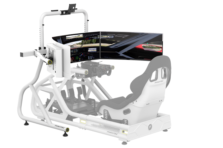 Fanatec GT Cockpit Triple Monitor Expansion Kit - Blanc (CRD-9060004-WW) - Achat / Vente Accessoires Simracing sur Cybertek.fr - 4